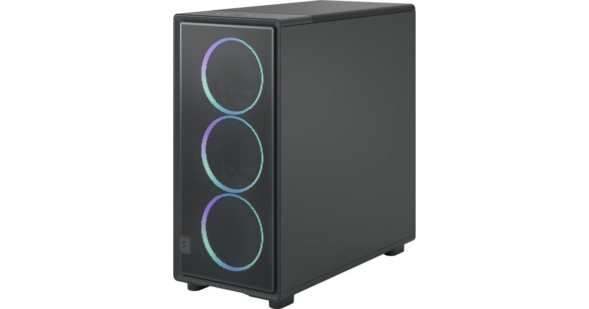Fractal DesignEpoch XL TG RGB midi tower behuizing  (Zwart | 2x USB-A | 1x USB-C | RGB | Tempered Glass)