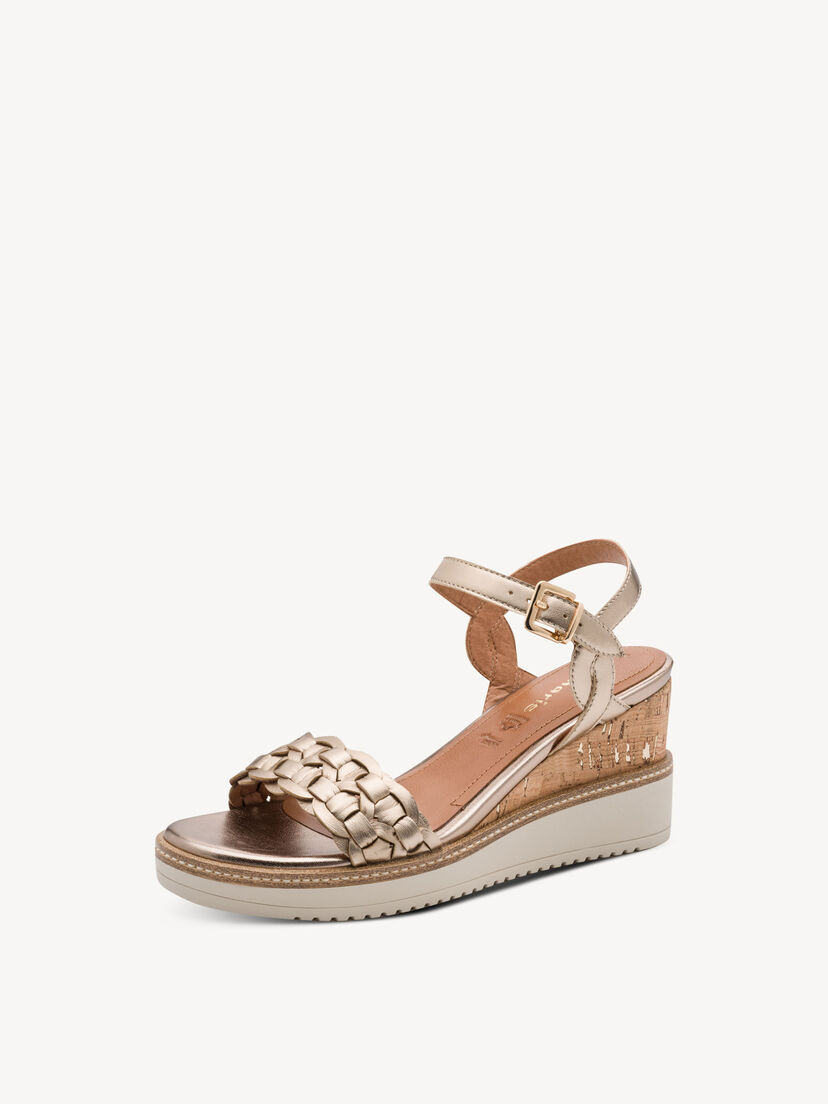 Leren Sandaaltje - metallic