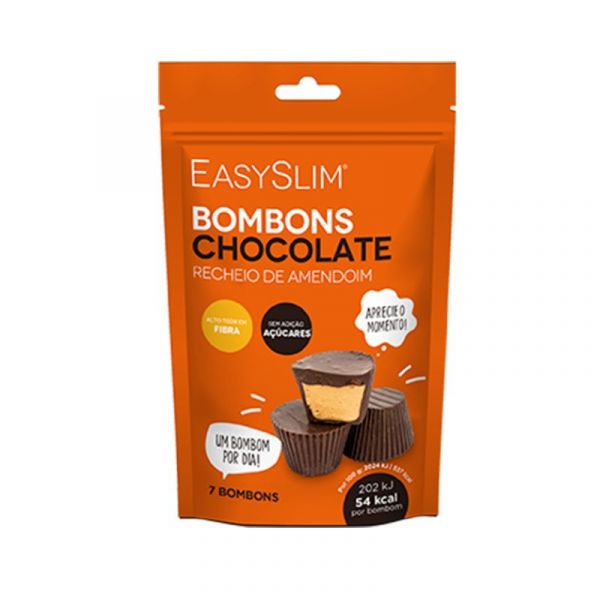 Easyslim Bombons Choco Rech Amendoim 7 Unidades