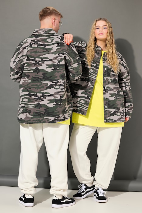 Hemd, oversized, Camouflage, Unisex
