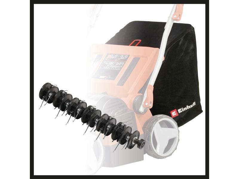 Einhell Akku-Vertikutierer GE-SC 36/35 Li Solo Zum Vertikutieren und Belüften von Rasenflächen