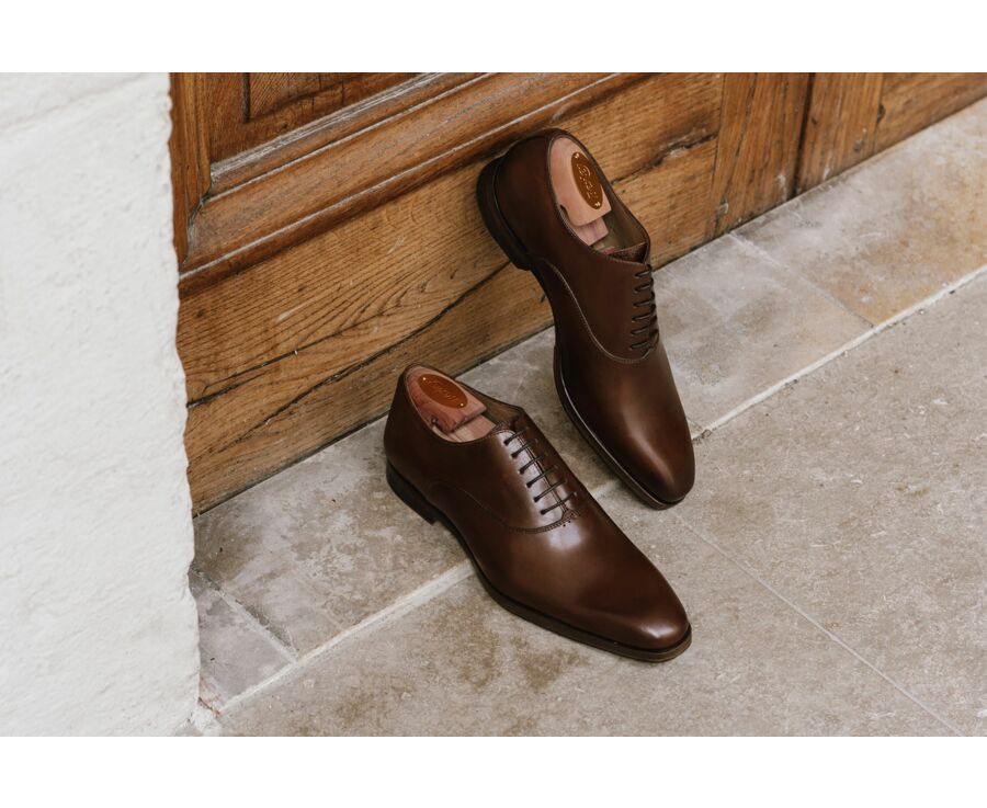 Richelieu homme Châtaigne patiné - TREMEZZO PATIN