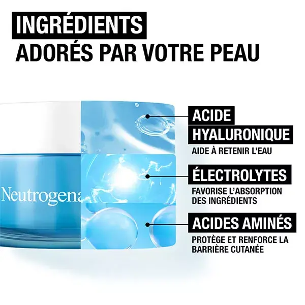 Neutrogena Aqua-Gel Hydro Boost Facial Care para Pele Normal a Mista, Embalagem com 2 unidades de 50ml