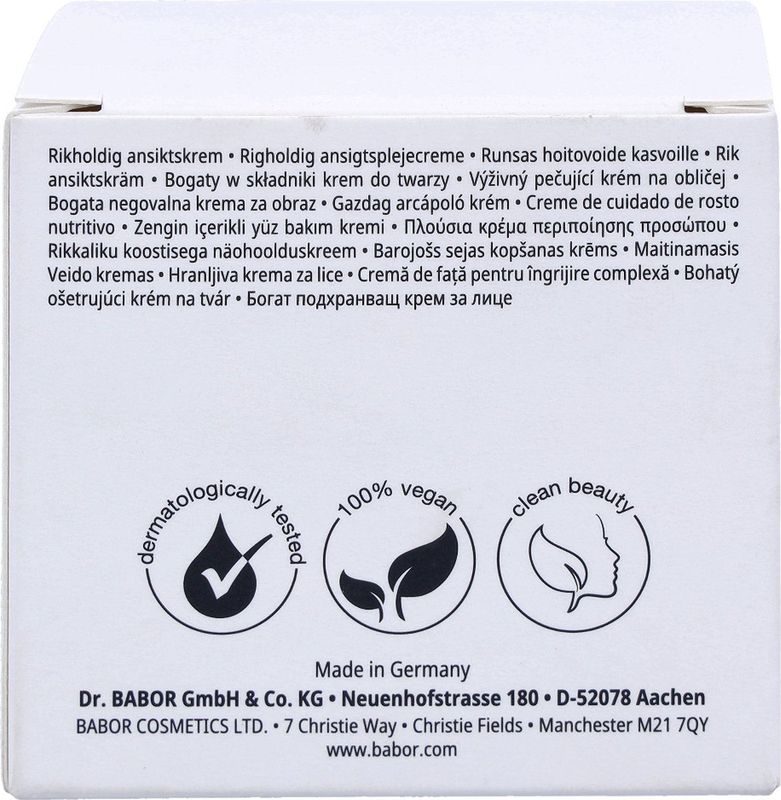 Babor - Skinovage Calming Cream Rich - Gezichtscrème - Voor gevoelige huid