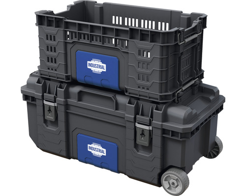 Mobiele Werkbox Industrieel 28 350 x 316 x 724 mm zwart