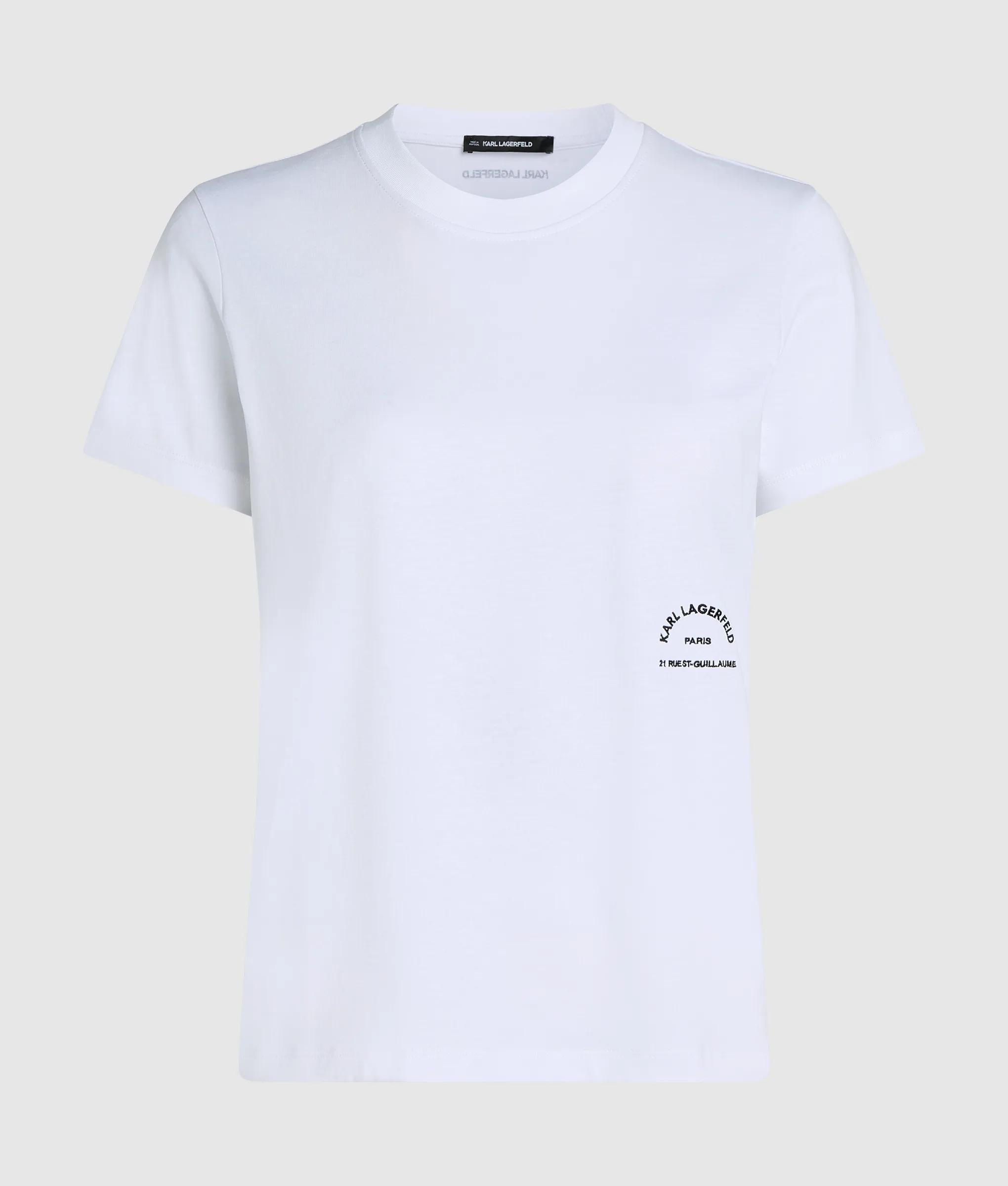 Rue St-Guillaume T-shirt met reguliere pasvorm