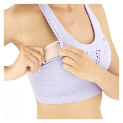 Brassière Salomon Elevate Move On Bleu Femme