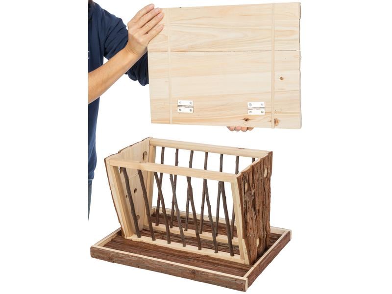 Trixie Heuraufe zum Aufstellen, 40 x 22 x 30 cm Futterplatz