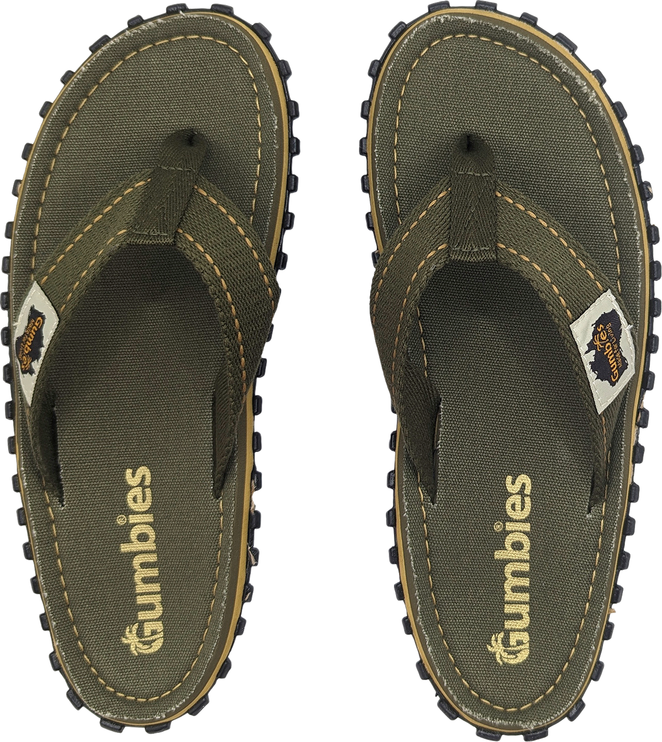 Gumbies Classic Khaki Herren Zehentrenner