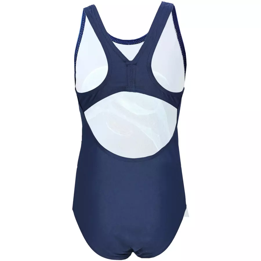Aquarti Mädchen Badeanzug Chlorresistent Muscleback Wassersport blau Modell 1