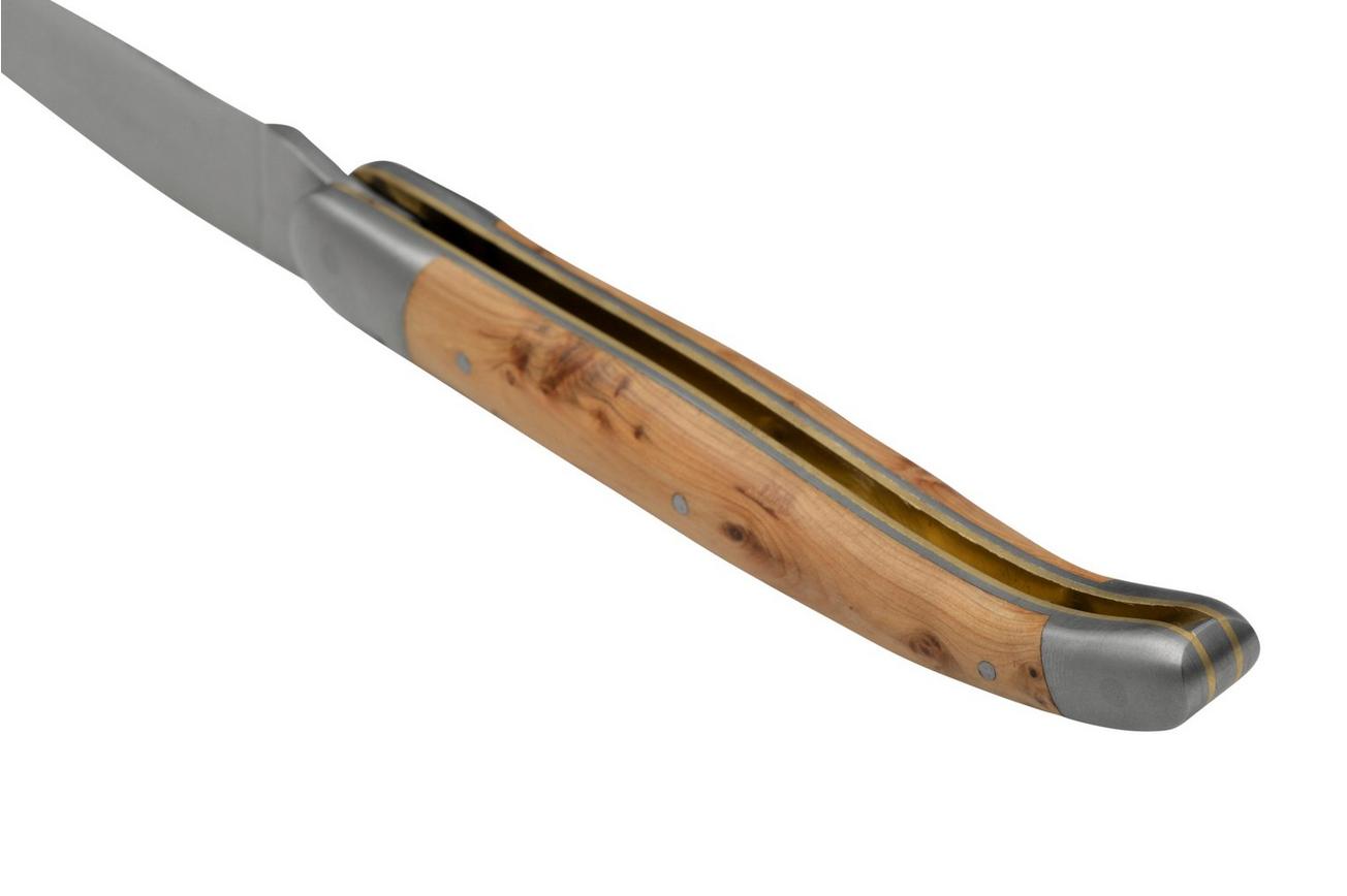 Forge de Laguiole Boraldes Edition 1212EINGE Satin Bolsters Jeneverbeshout, zakmes