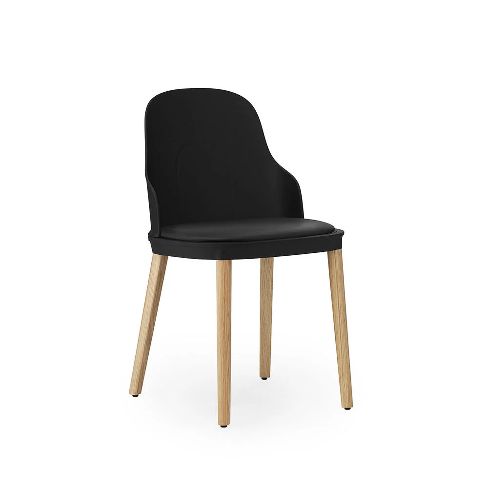 Normann Copenhagen  Allez stol, m/betræk Ultra Leather - sort/egetræ