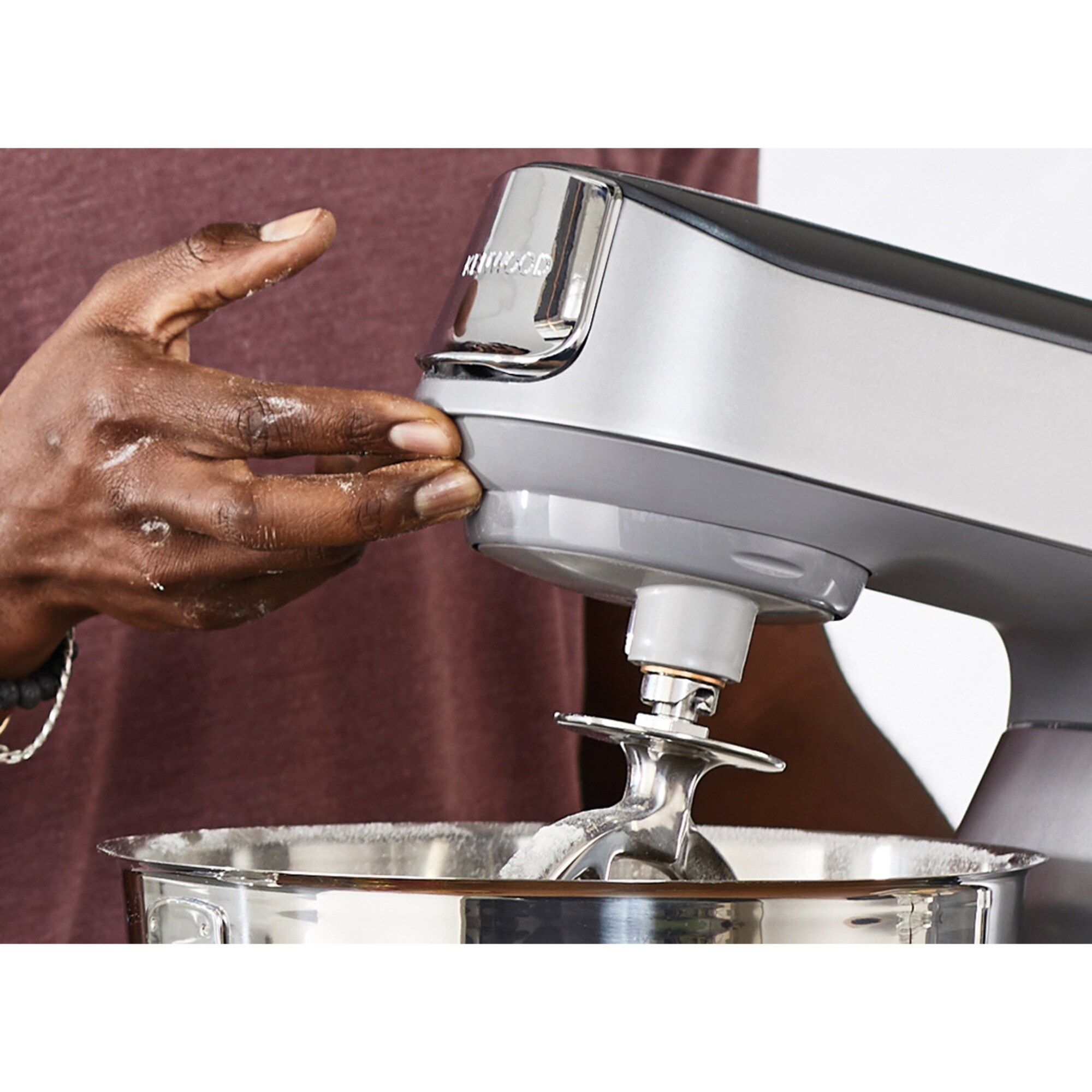 Kenwood Küchenmaschine Titanium Chef Baker Küchenmaschine KVC85.124SI