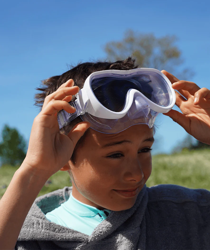 Watery Combo snorkelsæt til junior (8-15) - Odine - Blå/hvid