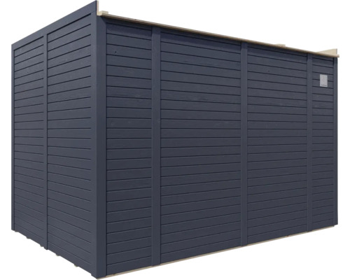 Bertilo Cubo 3 Kantoor tuinhuis inclusief vloer, 336 x 240 cm, antraciet