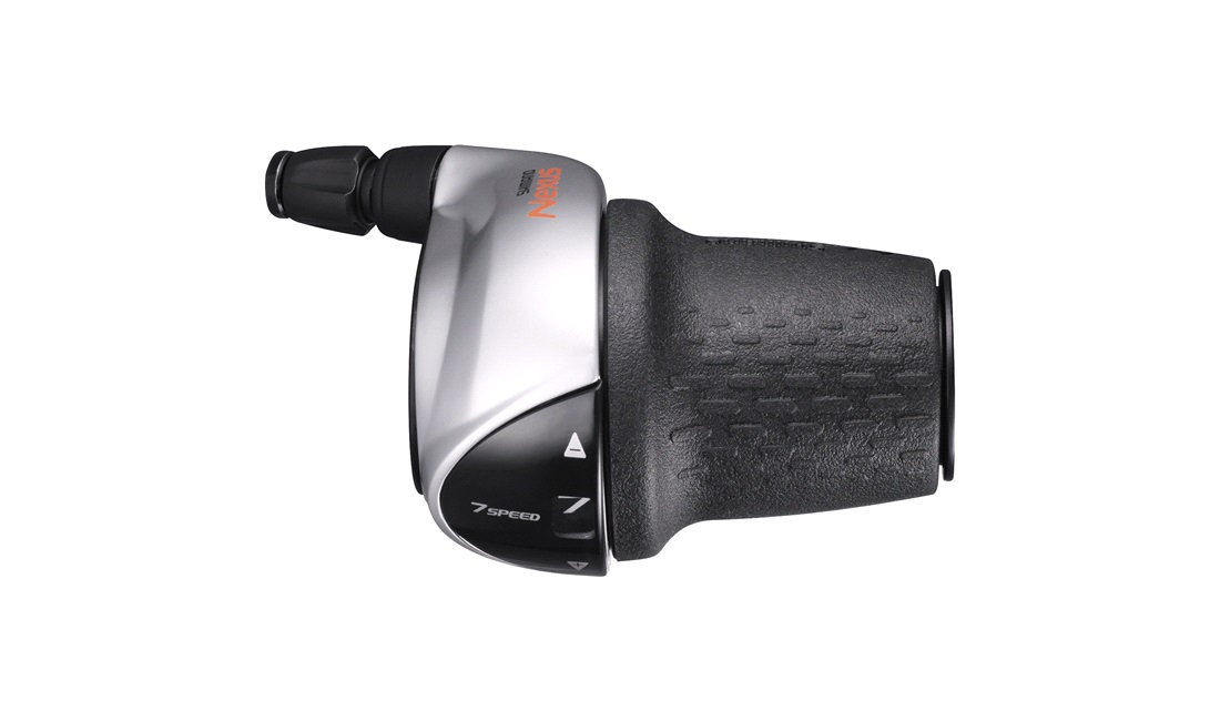 Shimano Nexus 7-gear drejegreb m/kabel sølv hus kassettejoint