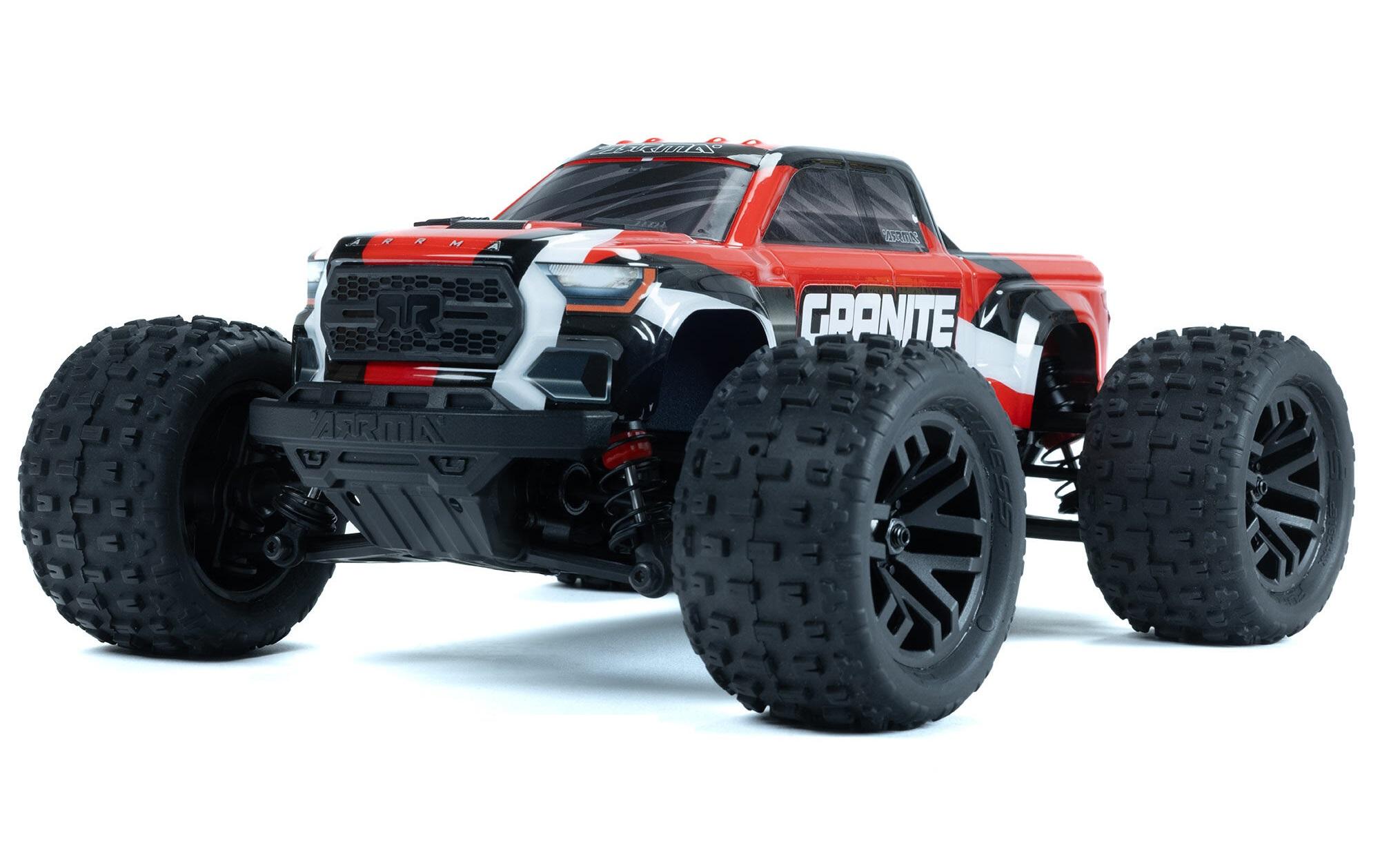 Monster Truck Granite Grom Mega 380 Rot, RTR, 1:18<br>Robuster 4wd mini Monstertruck mit Spektrum Technik