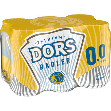 Dors Premium Radler 0.0% - Blik - 6 x 330 ML