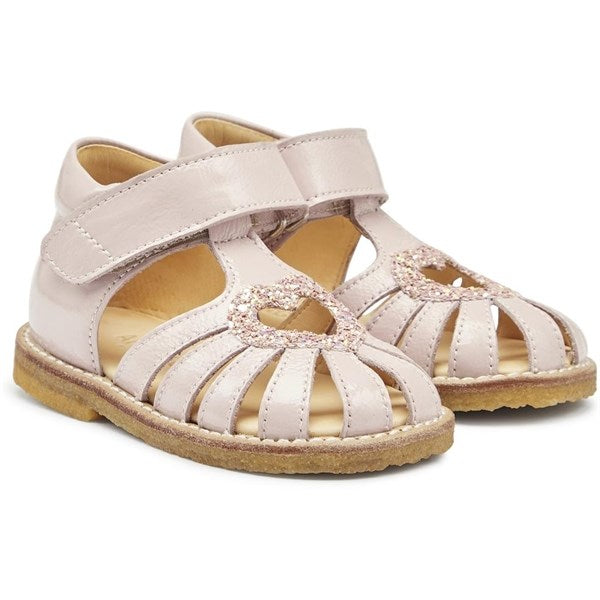 Køb Angulus Begyndersandaler Pale Rose/Rose Glitter