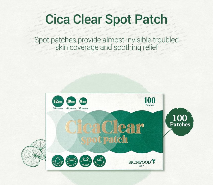 SKINFOOD - Cica Clear Spot Patch