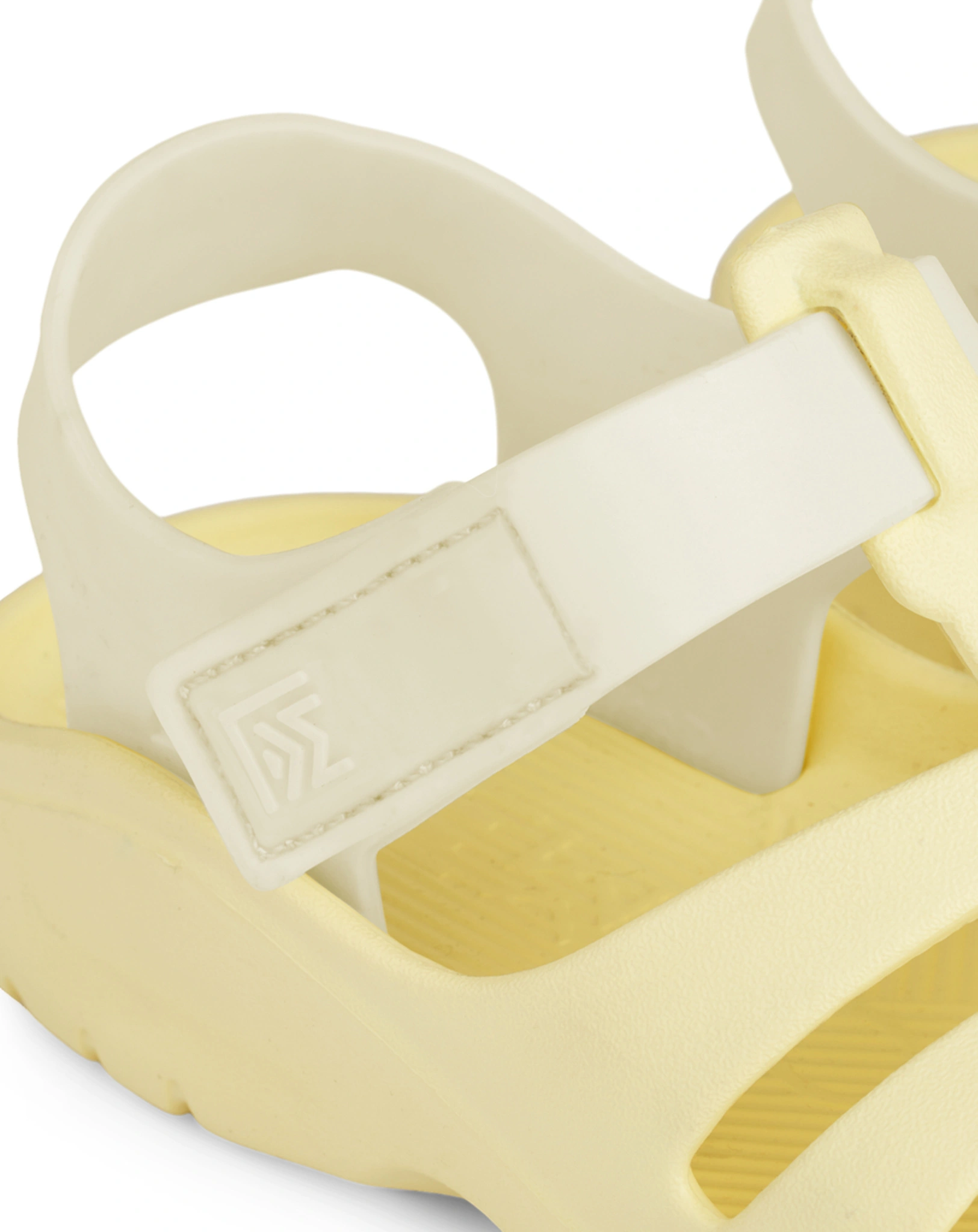 Badesandalen BEAU in lemonade/cream
