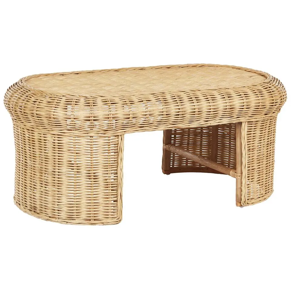 LIVADEIA - Tuintafel - Natuurlijk - Rotan