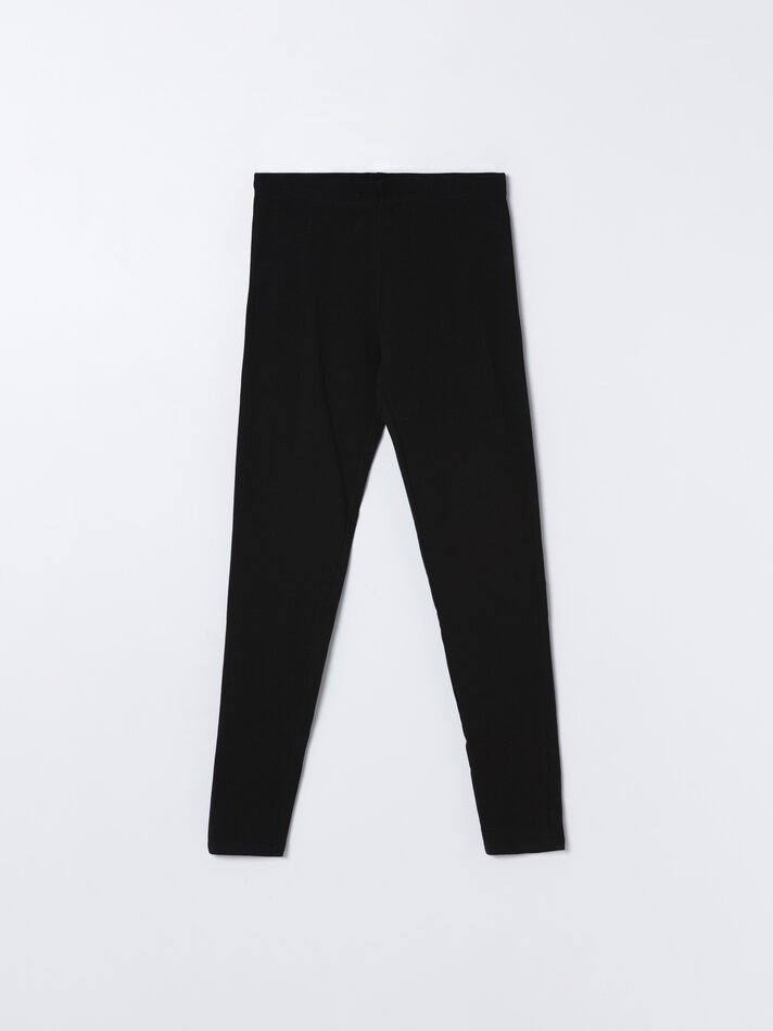 Conjunto com 4 Leggings Compridas Básicas - Pretas