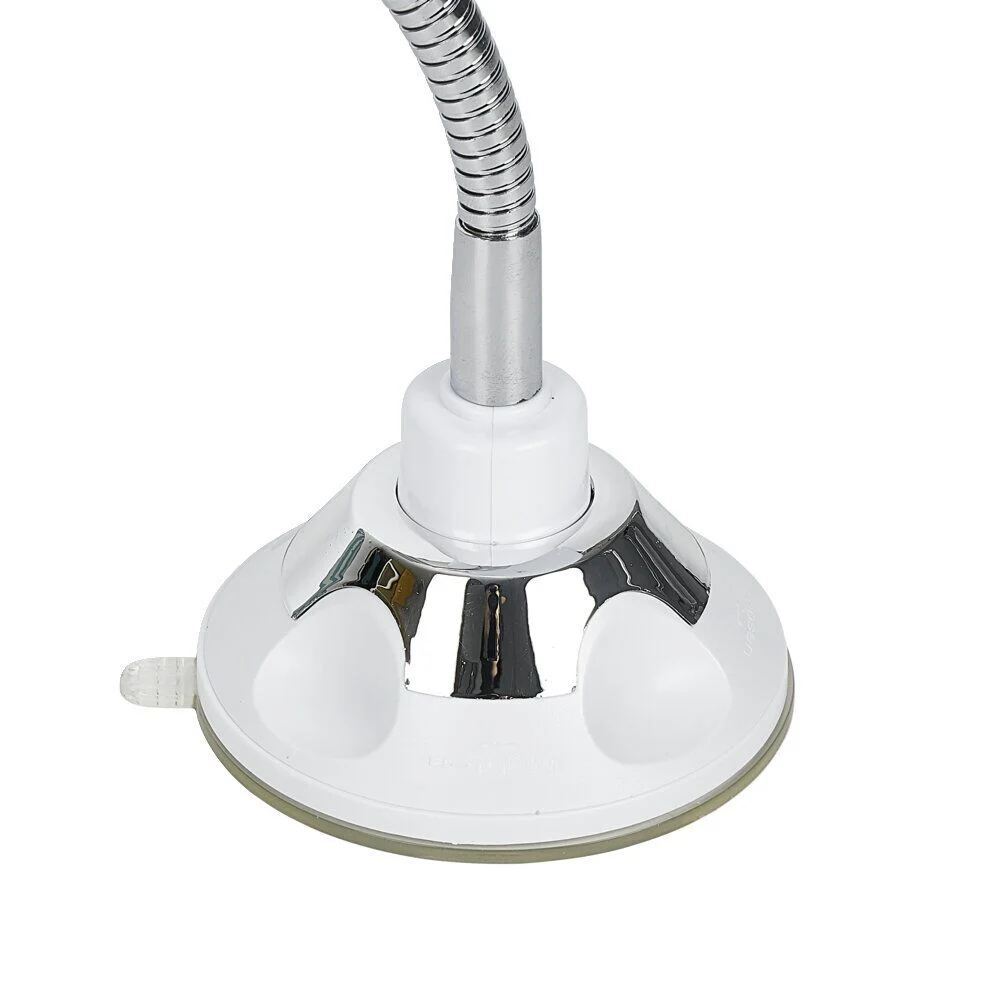 Miroir LED grossissant flexible et pivotant fixation ventouse