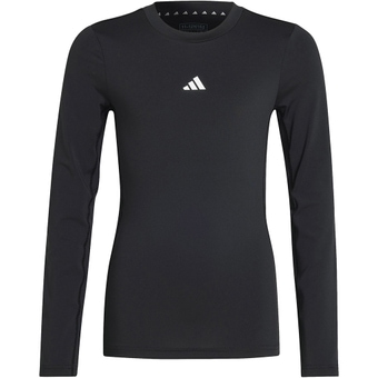 Adidas Techfit Langarmshirt Black / White Kinder