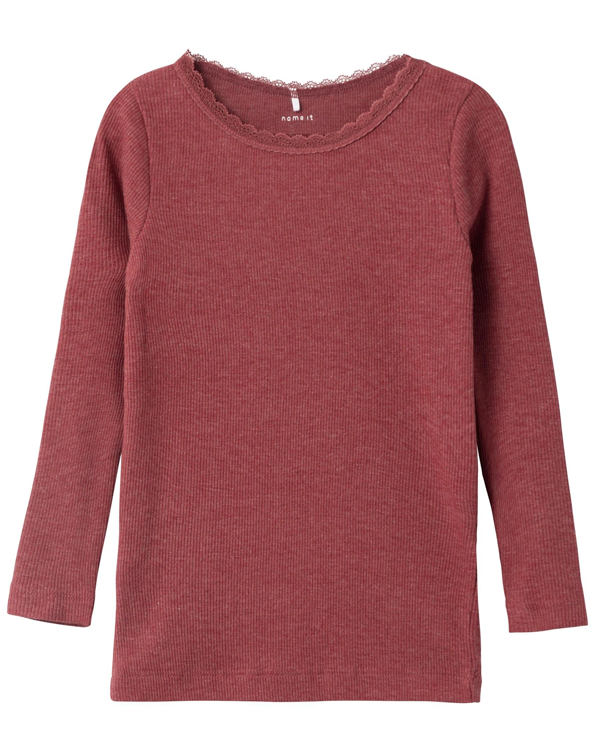 Langarmshirt NKFKAB SLIM in apple butter