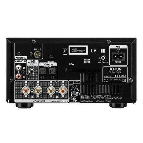 Koop Denon RCD-M41 Muzieksysteem | 5 Jaar Garantie Zwart