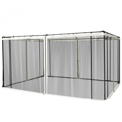 Painéis laterais pretos para tenda de jardim