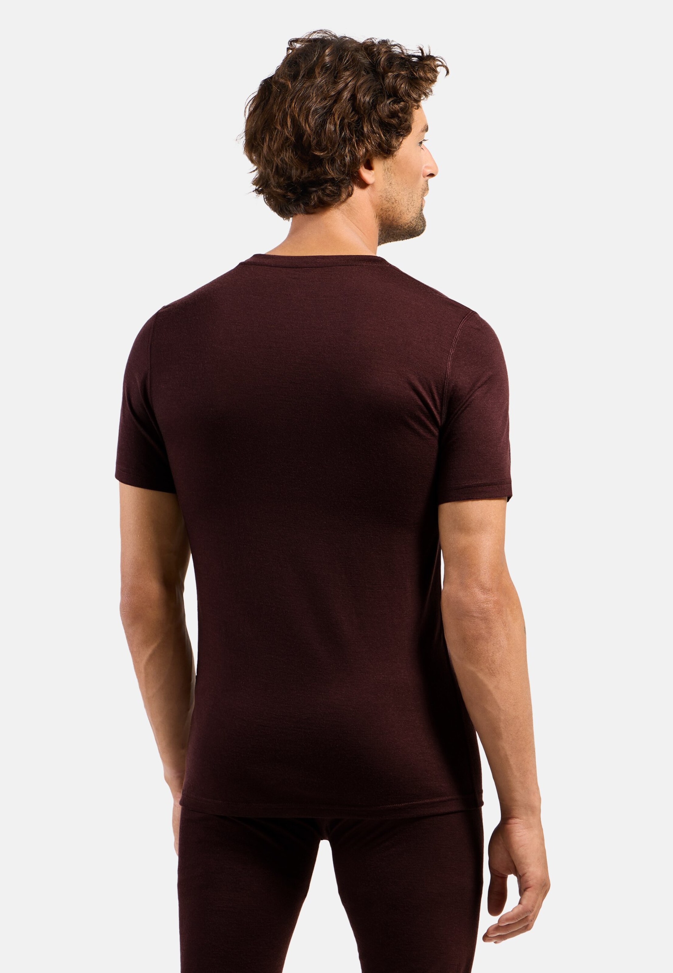 Natural Merino 200 Base Layer T-shirt in fudge