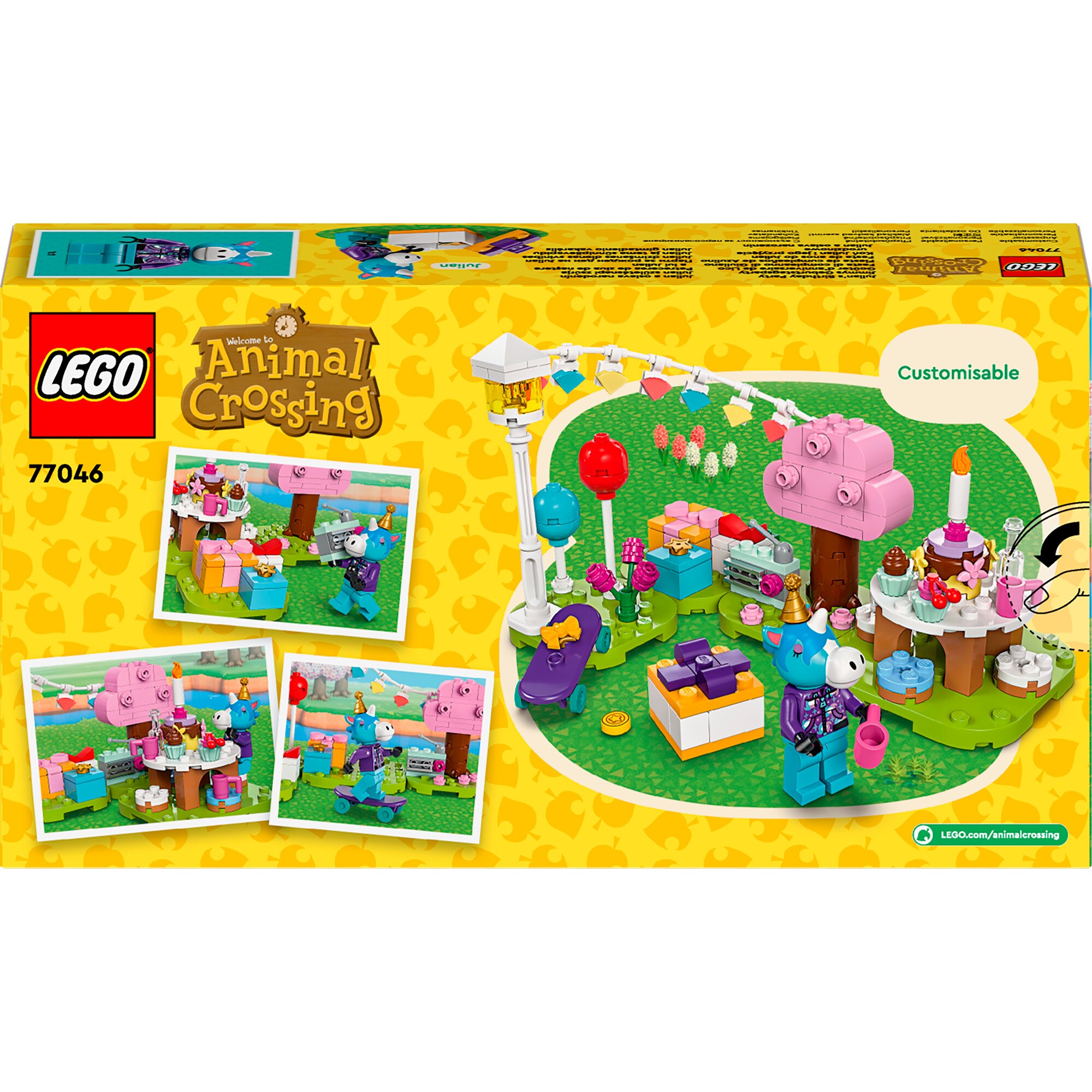 LEGO Konstruktionsspielzeug Animal Crossing Jimmys Geburtstagsparty