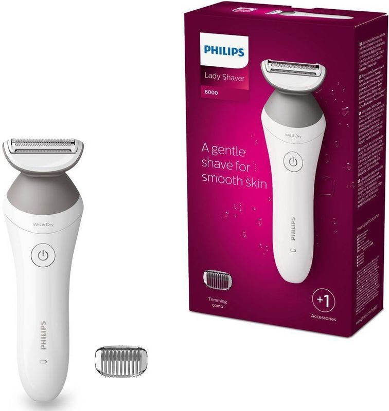 Philips - BRL126/00 - Ladyshave - Nat en Droog - Zachte Scheerbeurt
