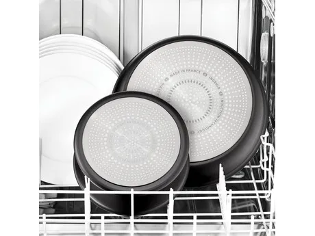 Tefal Ingenio Unlimited L7639002, Stegesæt, Sort, Aluminium, Sort, Thermo-Spot, Keramisk, Gas, Halogen, Induktion