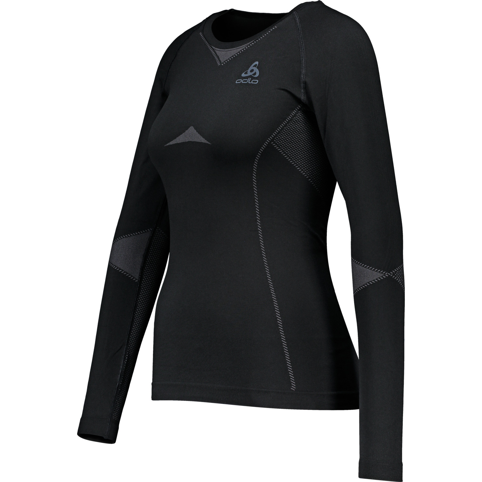 Odlo Performance Damen-Thermolangarmshirt Warm S, schwarz