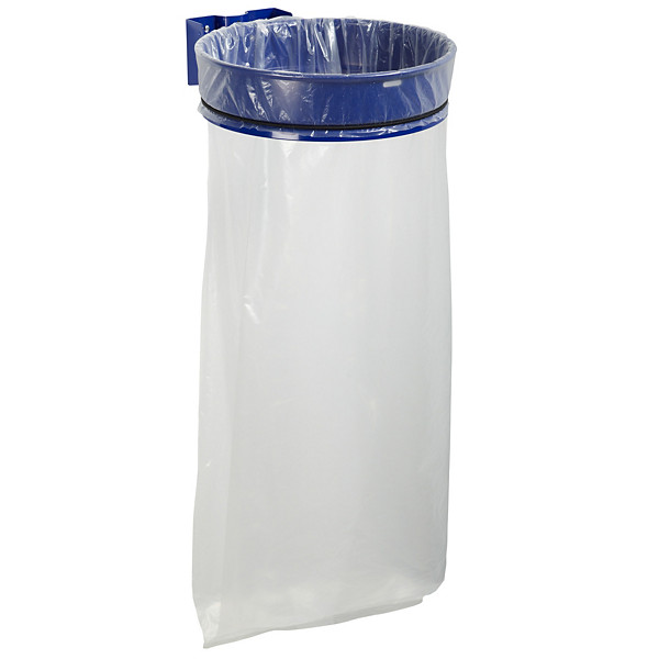 Support sac poubelle mural Rossignol Ecollecto Extrême bleu outremer sans couvercle 110 L
