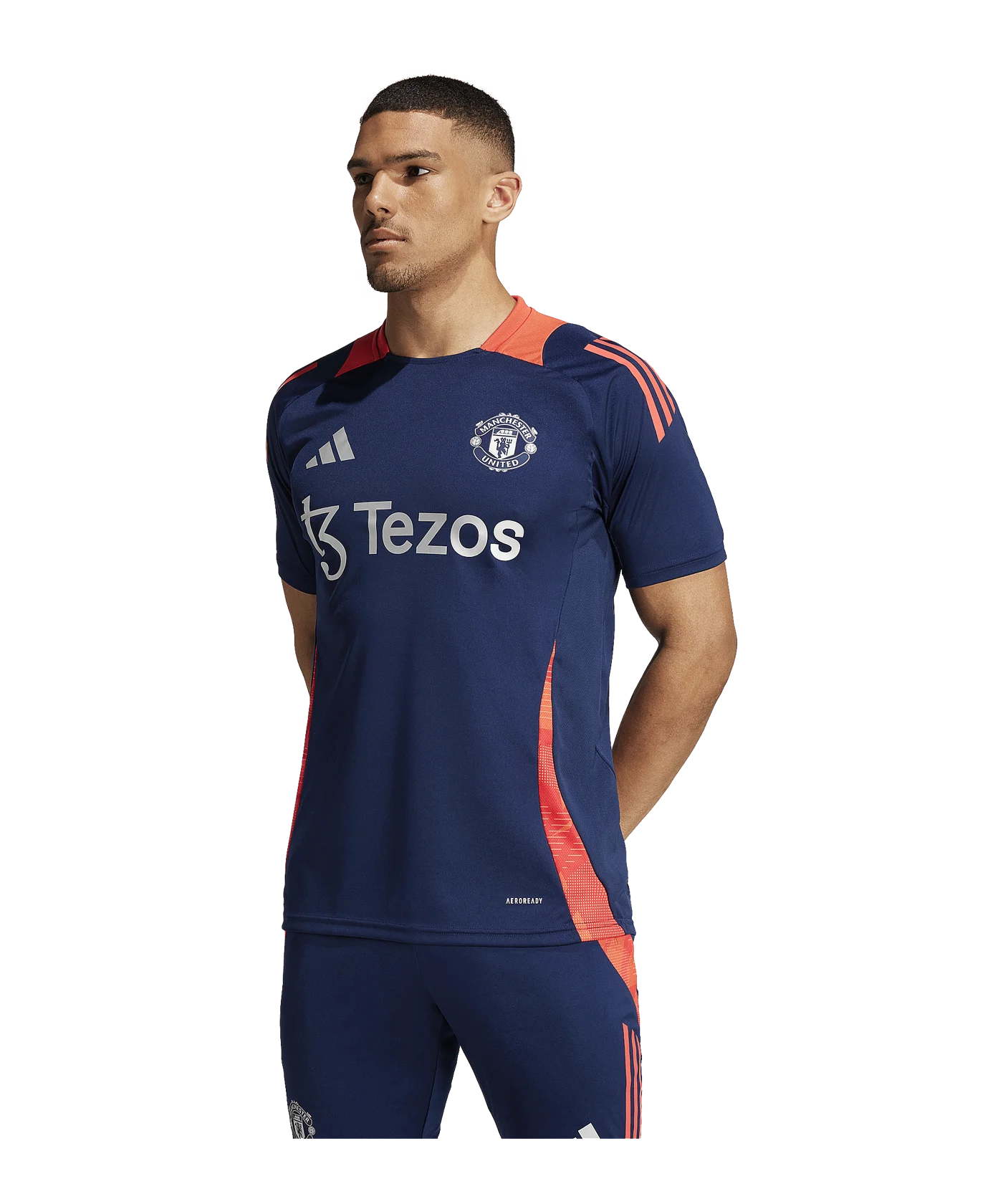 adidas Manchester United Trainingsshirt Blau
