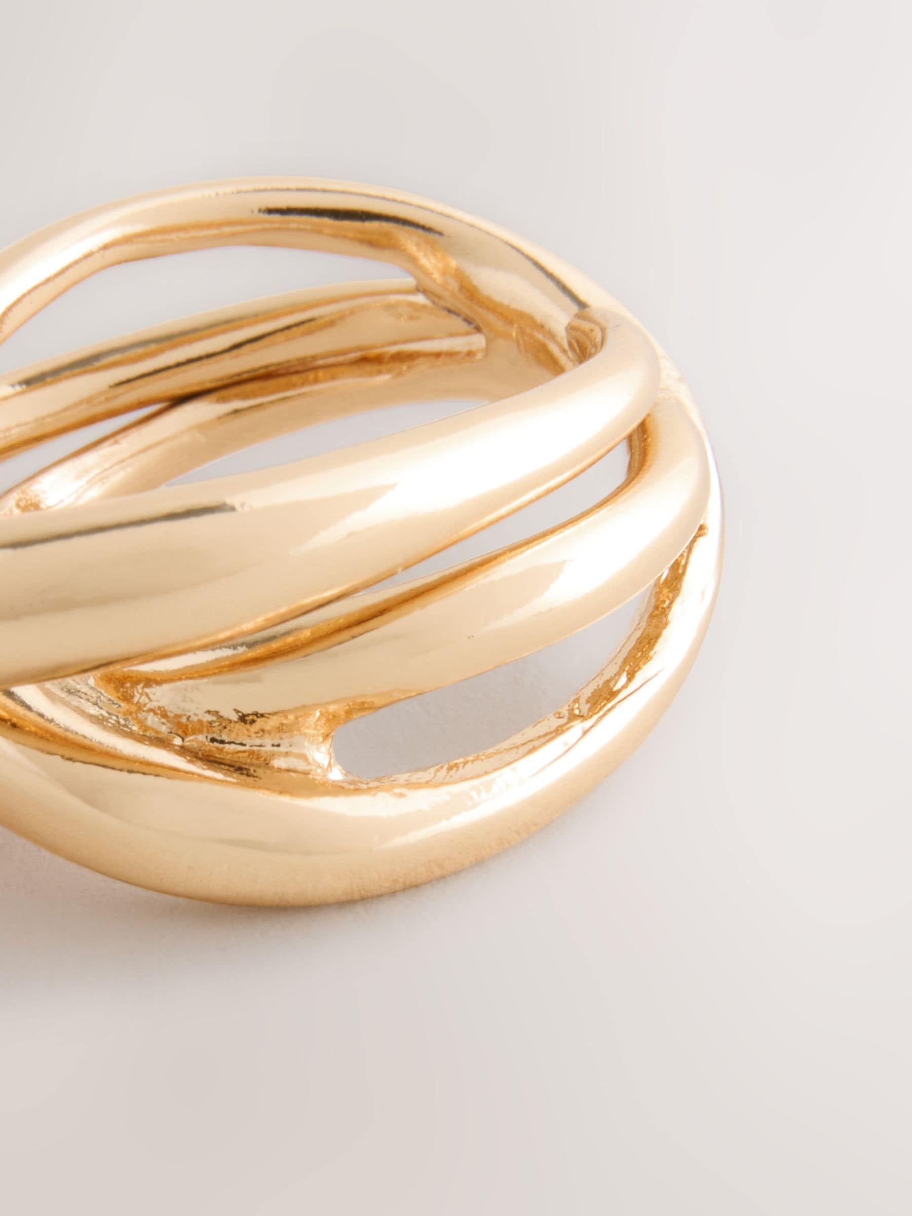 Goudkleurig - Stacked Ring