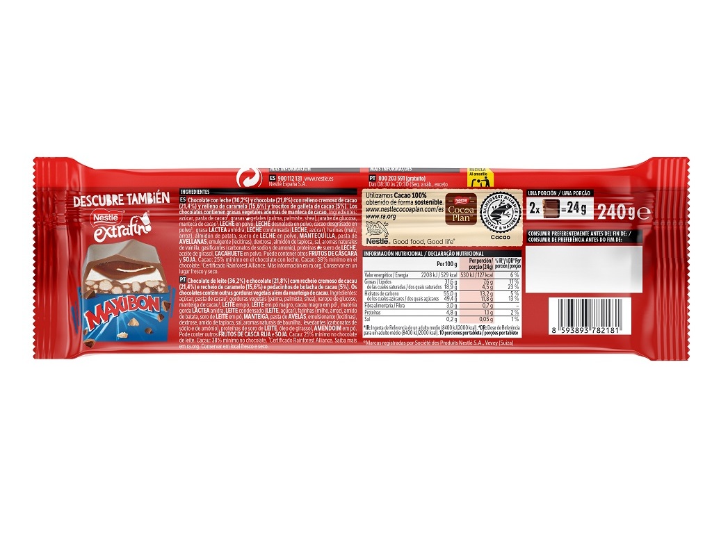 CHOCOLATE DE LEITE EXTRAFINO XTREME COOKIES 240 G