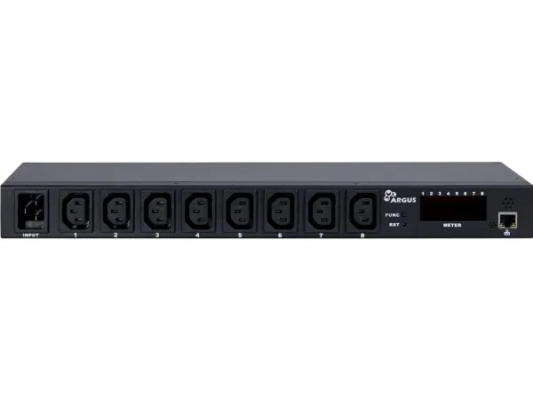 Argus SW-0816 - Strømfordelingsenhed (rackversion) - Ethernet - input: IEC 60320 C20 - output-stikforbindelser: 8 (8 x IEC 60320 C13) - 1U - 19