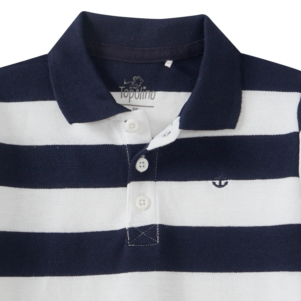 Topolino Jungen Poloshirt mit Streifen dunkelblau / weiss