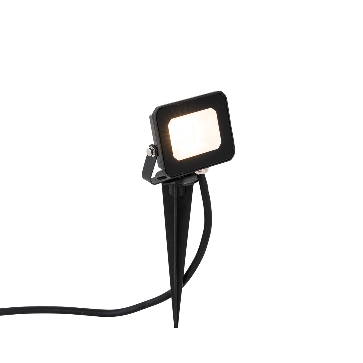 Straler zwart incl. LED met grondpin IP65 - Levana