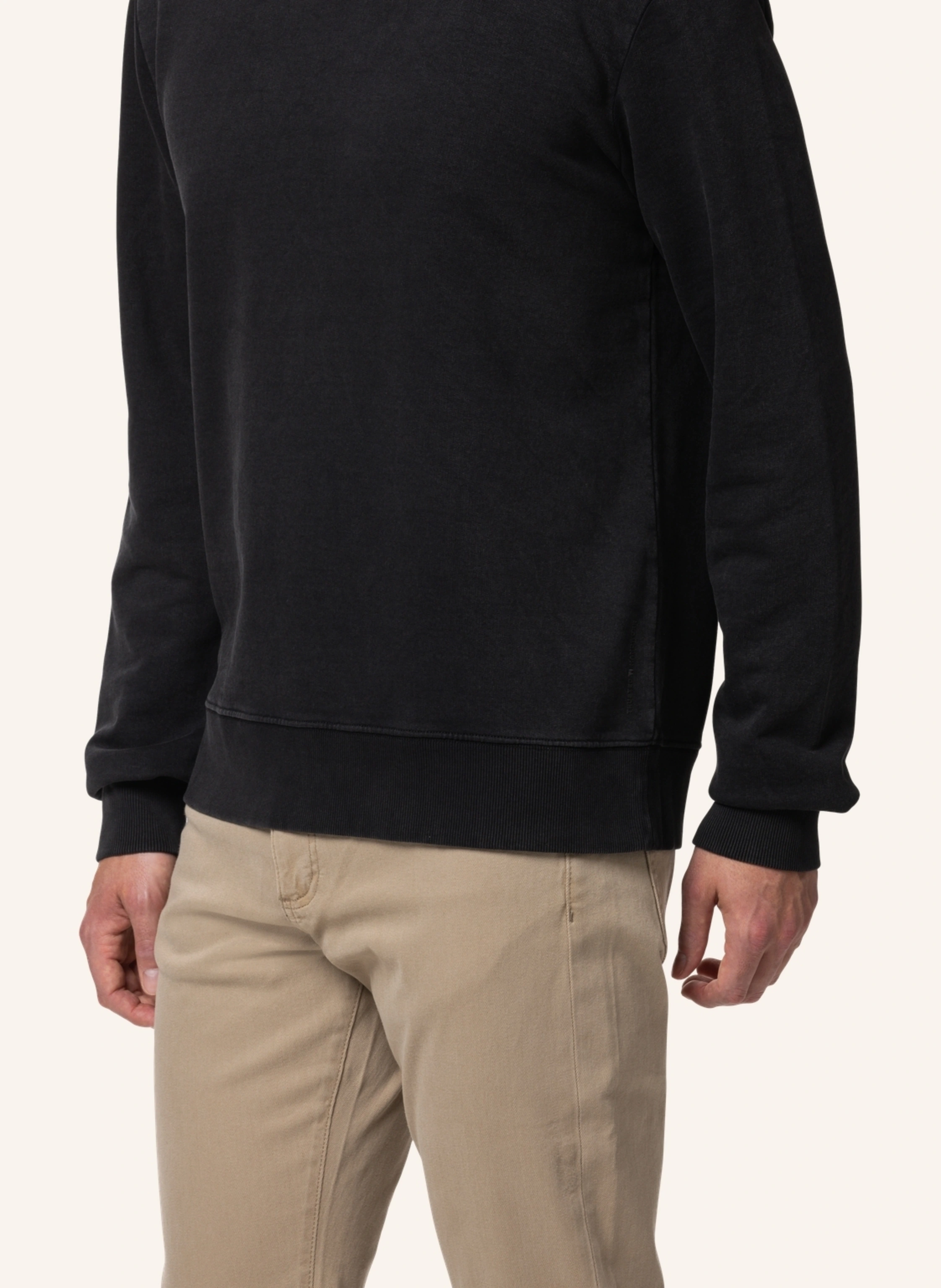 TRUSTED HANDWORK Round Neck 1/1-Sleeve Sweatshirt