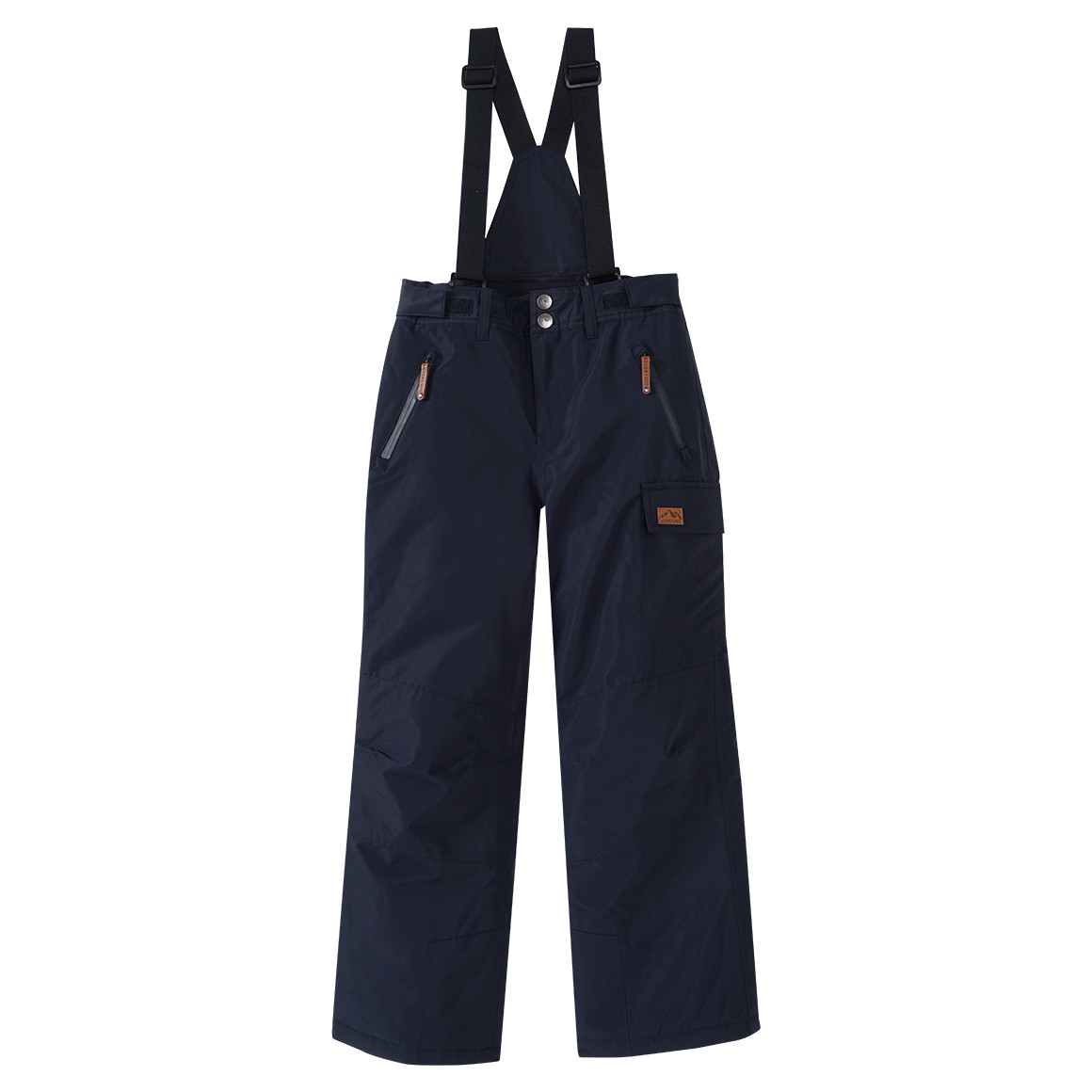 Yigga Jungen Schneehose mit verstellbaren Trägern dunkelblau