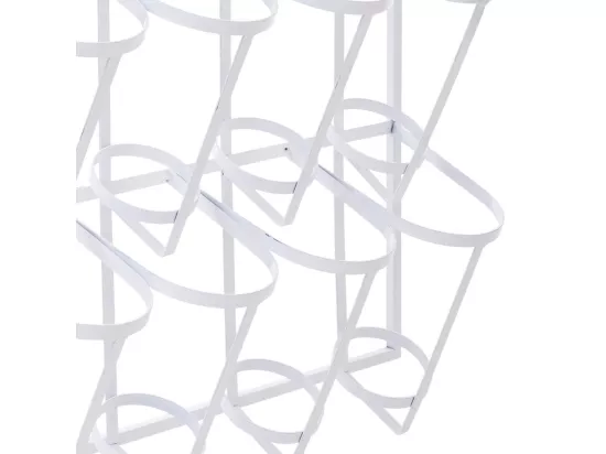 Casier mural en métal pour 8 bouteilles 53x17x90h cm