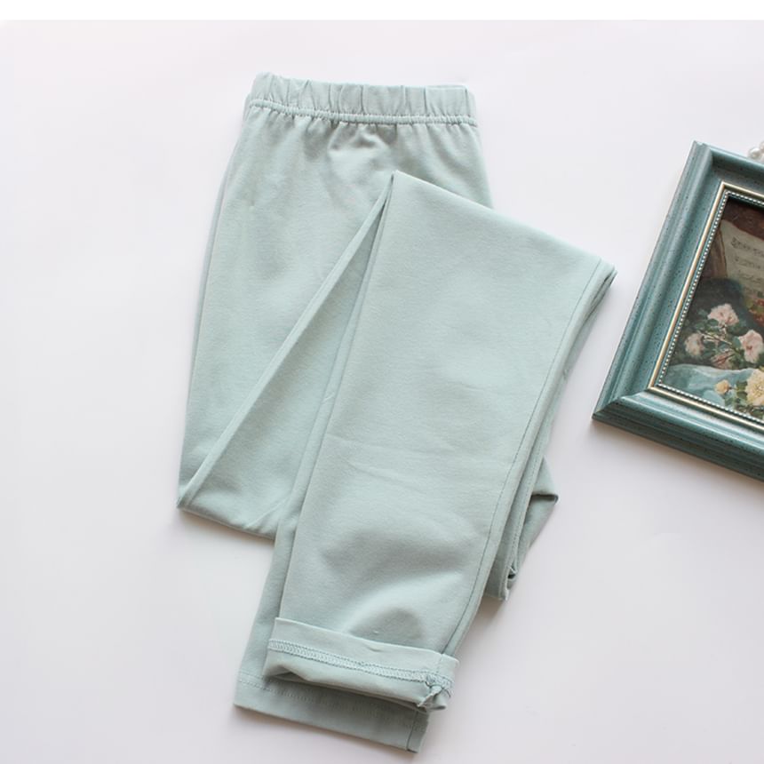 Dogini - Effen loungebroek met elastische taille