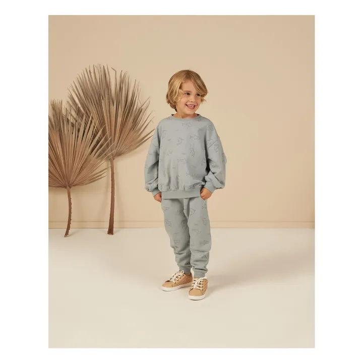 Rylee + Cru Sweat Requins | Bleu