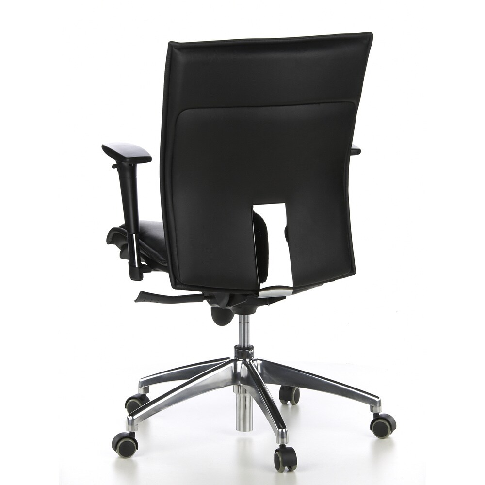 Luxus Chefsessel MURANO 10 Leder mit Armlehnen (höhenverstellbar) hjh OFFICE
